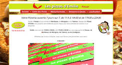 Desktop Screenshot of les-pizzas-d-emilie.com